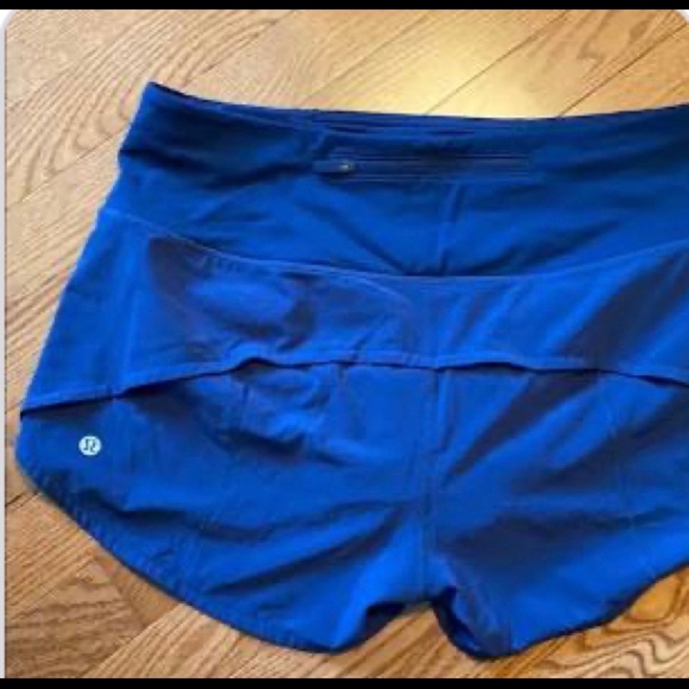 Blue lululemon shorts